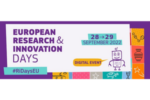 European Research and Innovation Days – 28-29 September 2022 – REGISTRATION